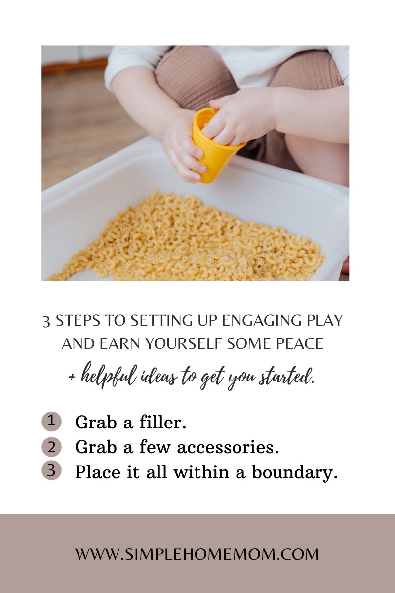 Blog image overview with 3 steps to setting up engaging play.